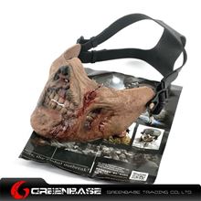 Picture of Zombie Army M05 Half-face Mask Zombie color GB10116 