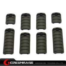 Picture of Unmark Tactical RaiL Covers 8pcs/pack Olive Drab NGA0091 