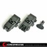 Picture of Unmark G3 Polymer Front & Rear Folding Sights Black GTA1019 