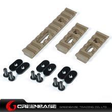 Picture of Unmark Polymer Rail Sections for MP handguard Dark Earth NGA0374 