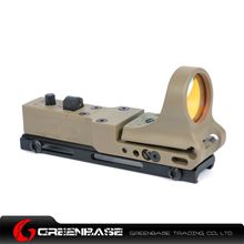 Picture of GB Tactical Railway Reflex Sight Red Dot For 20 Rail Dark Earth NGA1237