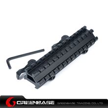 Picture of NB D0037 QD 20mm Rail Base Scope Mounts to Top and 45 Degree Side 20mm Rail Mount for Outdoors Hunting NGA1134