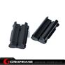 Picture of NB Airsoft Pistol 2pcs Scope Rail Adapter 3/8" Dovetail to Weaver Black NGA1279