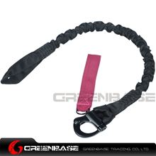 Picture of NB Tactical Elastic Safety Stretchable Safety Rope Military Secure Strap Protector Sling Black NGA1314