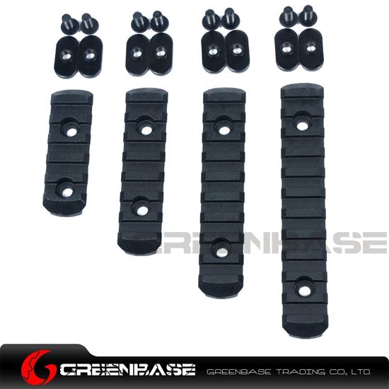 Picture of  EX 254 Polymer Rail Sections For MP handguard Black NGA0196 