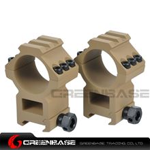Picture of Tactical Top Rail extend 30mm Rings Dark Earth  NGA0225
