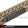 Picture of Unmark KM 9 slot rail section for URX 4.0 Black GTA1197 
