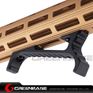 Picture of Unmark CNC Aluminum Alloy Foregrip Angled Grip AR10 AR15 Accessories Fit M-LOK and Keymod System NGA1606