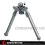 Picture of Tactical 6.5-9" Adjustable Bipod 20mm Picatinny Rail Mount Adapter for Rifle NGA2073 NGA1820