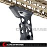 Picture of Unmark CNC Aluminum Alloy Foregrip Angled Grip AR 15 Accessories Fit MLOK and Keymod System NGA1789