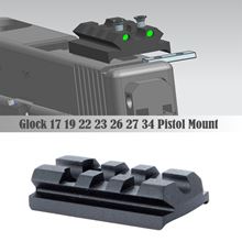 Picture of Red Dot Sight Mount Plate Picatinny Rail Mount for G-lock 17 19 22 23 26 27 34